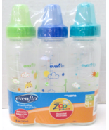 New EVENFLO 3-PACK Classic Zoo Friends Design Standard Baby Bottles, 8 o... - $174.02 MXN
