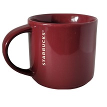 Starbucks 2013 Burgundy Maroon Coffee Mug Etched 14 fl oz - £7.78 GBP