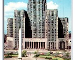 City Hall and McKinley Monument Buffalo New York NY Chrome Postcard U25 - £1.52 GBP