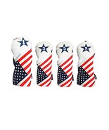 Majek USA Vintage Golf Driver Headcover USA 1, 3, 5, X Headcover Patriot... - $102.60 CAD