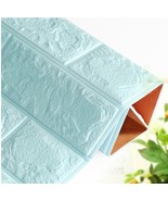 3D Wall Stickers Waterproof Light blue  Wallpaper For Bedroom Living Roo... - $7.94 CAD