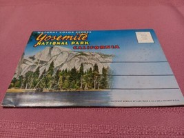 Vintage Yosemite National Park Postcard Album Book 1930 1940 - £10.47 GBP