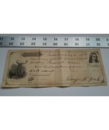 Home Treasure 1874 Paper Loan Notice Nobleboro $275 Benjamin York Thomas... - $23.74