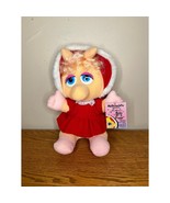 Mcdonalds Baby Miss Piggy Stuffed Vintage 1987 Christmas Toy Henson &amp; As... - $11.40