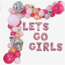 Disco Cowgirl Fiesta Balloon Arch Kit: Western Party Decor with 4D Disco Balls, - $43.55