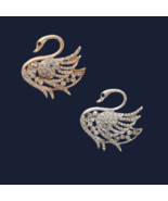 1pc Small Vintage Swan Brooch – Elegant Corsage Pin for Women Jewelry - $14.13