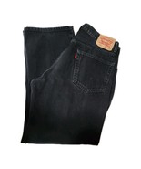 Vintage Levis Mens 34X29 Black 505 90s Straight Leg Denim Red Tab Regula... - $29.69