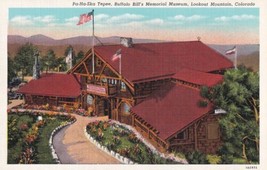 Pa-Ha-Ska Tepee Buffalo Bill&#39;s Memorial Lookout Mtn. Colorado CO Postcard D44 - £2.35 GBP