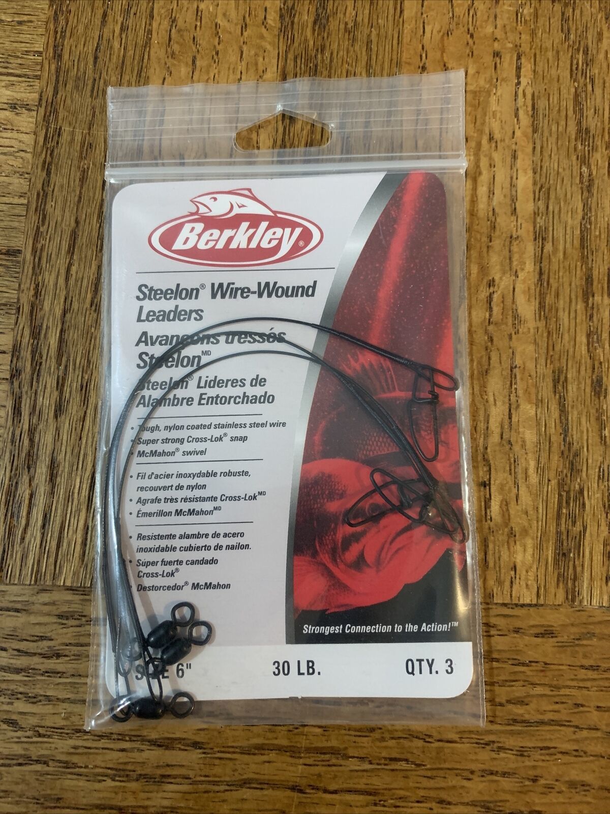 Berkley Steelon Wire Wound Leader 30 Lb Size 6 - $8.79