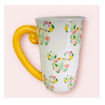 Disney Mickey Floral 16.5oz Tall Ceramic Mug-NEW - £10.82 GBP