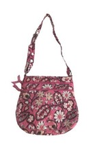 Vera Bradley Purse Pink Floral Hipster Crossbody Messenger Bag - $17.60