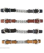 Exselle Leather Curb Chain Western Headstall Bridle Bit Strap - Choice o... - $14.00