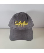 Cabelas Club Hat Cap Mens Strapback Gray Adult Baseball Hunting Fishing - $12.99