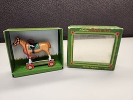 Schylling Penny Toy Tin Toy Collection Brown Horse Ornament in box - $11.52