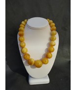 Huge Natural Butterscotch Baltic Amber Necklace Egg Yolk Beaded Necklace... - $8,232.08 CAD
