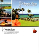Hawaii Maui Lahaina Polynesian Shores Condominium Resort Flowers VTG Postcard - £7.47 GBP