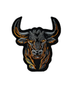 Bull Iron on Patch - 4x3.75 inch - £6.05 GBP