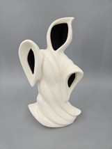 Vintage Ceramic Ghost 9&quot; Facless Blacked Out Face And Hands - £14.30 GBP