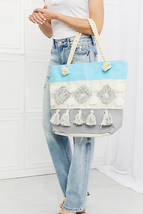 Justin Taylor In The Sand Tassel Tote Bag - £31.16 GBP