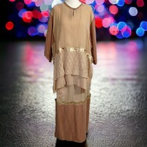 Donna Jessica Everything Works Top Skirt Set Sz 2 Lagenlook Art To Wear ... - £133.77 GBP