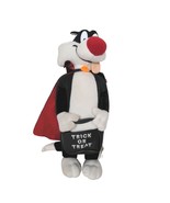 Looney Tunes Halloween Sylvester Cape Vampire Plush Stuffed Animal 2002 14&quot; - $536.05 MXN