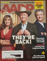 Linda Gray, Larry Hagman, Patrick Duffy of Dallas in  AARP Magazine Jun/Jul 2012 - £6.25 GBP