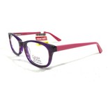 Chelsea Morgan CMM6000 PU Kids Eyeglasses Frames Purple Pink Square 47-1... - $27.77