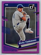 2023 Donruss #119 Ricky Tiedemann Holo Purple - £1.39 GBP