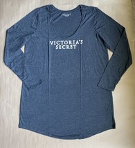 Victoria&#39;s Secret Long Sleeve Sleepshirt Size: Large New Ship Free Logo - £55.87 GBP