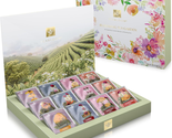 Teabloom Flowering Tea Chest - Curated Collection of 12 Gourmet Flowerin... - £38.18 GBP