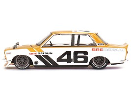 Datsun 510 Street &quot;BRE510 V3&quot; RHD (Right Hand Drive) #46 Gold and White (Design - £27.20 GBP