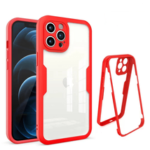 360° Transparent Full Cover Case Designed For iPhone 11 Pro Max 6.5&quot; RED - £6.03 GBP