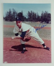 Johnny Podres Signed 8x10 Photo Brooklyn Los Angeles Dodgers Autographed - £7.75 GBP