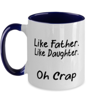 DAD Mugs Like Father Like Daughter Navy-2T-Mug  - £14.11 GBP