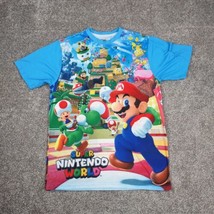 Super Nintendo World Shirt Grand Opening Universal Studios Super Mario AOP - £47.54 GBP