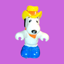 Peanuts Farmer Snoopy 3 Inch PVC Vintage Figure - $9.89