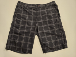 O&#39;Neill Hybrid Men&#39;s Shorts Size 34 Casual Dress Lounge Heather Black Pl... - $14.11