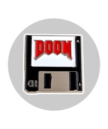 Doom Floppy Disk Enamel Pin - £15.71 GBP