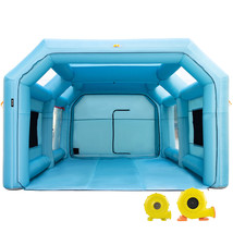 VEVOR Inflatable Spray Booth Car Paint Tent 26x13x10FT Filter System 2 Blowers - £980.78 GBP