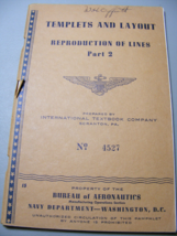 1943 WW2 Navy Aeronautics templates and Layout Booklet 15 - $460.95 MXN