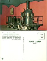 Train Railroad York Replica Coal Burning Locomotive Pennsylvania Museum Postcard - £7.51 GBP