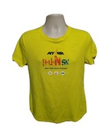 2017 NYRR New York Road Runners Run 5K Womens Yellow XL Jersey - $412.43 MXN