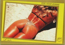 Sun your Bunns California Girl Postcard Risque Beach 90&#39;s 80&#39;s Pinup Blonde - £6.85 GBP