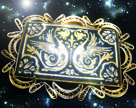 HAUNTED PIN THE MASTER'S RITE OF TWIN SOUL LOVE POWER ATTTRACTION OOAK MAGICK  image 2