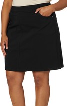 Hearts Of Palm Plus Size Essentials Tech Stre Black 16W - $11.75