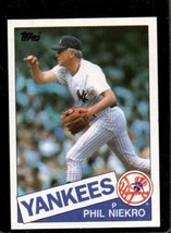 1985 Topps #40 Phil Niekro Nmmt Yankees Hof *X91301 - £3.49 GBP