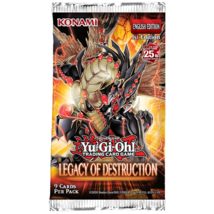 Three (3) YuGiOh Legacy of Destruction Booster Packs - £11.02 GBP