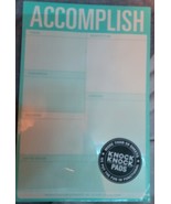 Knock Knock Pad Daily Intention Tracker To Do List Funny Gag Gift New Se... - $11.29