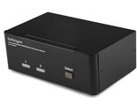 StarTech.com Dual Monitor DisplayPort KVM Switch - 2 Port - USB 2.0 Hub ... - $477.18