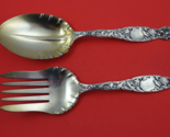 Heraldic by Whiting Sterling Silver Salad Serving Set FH AS light GW 9 1/4&quot; - $385.11